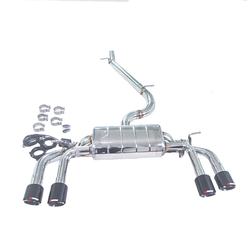 

GFC подходит для Seat Cupra Ateca 2.0T, выхлопная система Catback Valvetronic из нержавеющей стали 304 с оригинальным управлением двигателем.