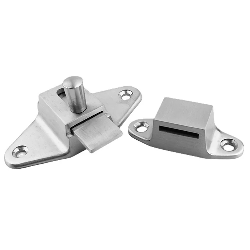 

A29F-1 PCS Bolt Room Door Lock Deadbolt Lock Heavy Duty Door Slide Latc Thickened Deadbolt Lock 304 Stainless