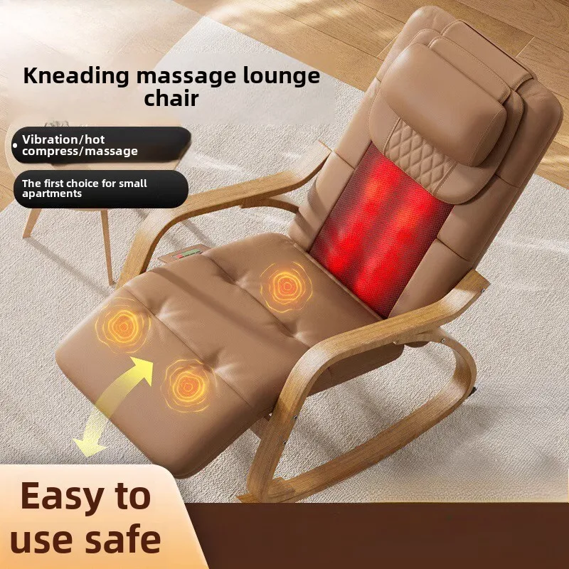 Massage chair household small fully automatic intelligent electric mini cervical spine and lower back massage rocking chair