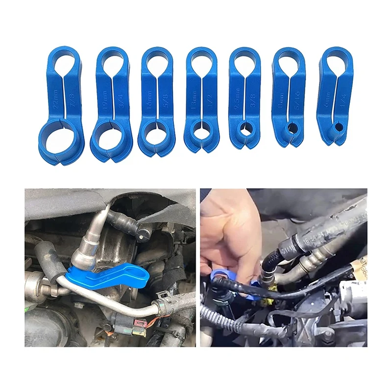 AC Fuel Line Disconnect Tool Universal Fuel Line Quick Disconnect Fitting Hose Kits Oil Cooler Tube Removal Tool