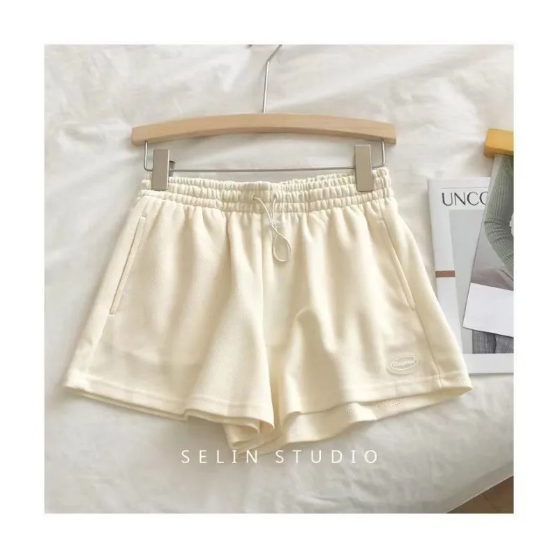 여름 얇은 반바지 여성용 루즈 캐주얼 반바지 한국 스타일 다용도 레깅스 3/4 바지 트렌디