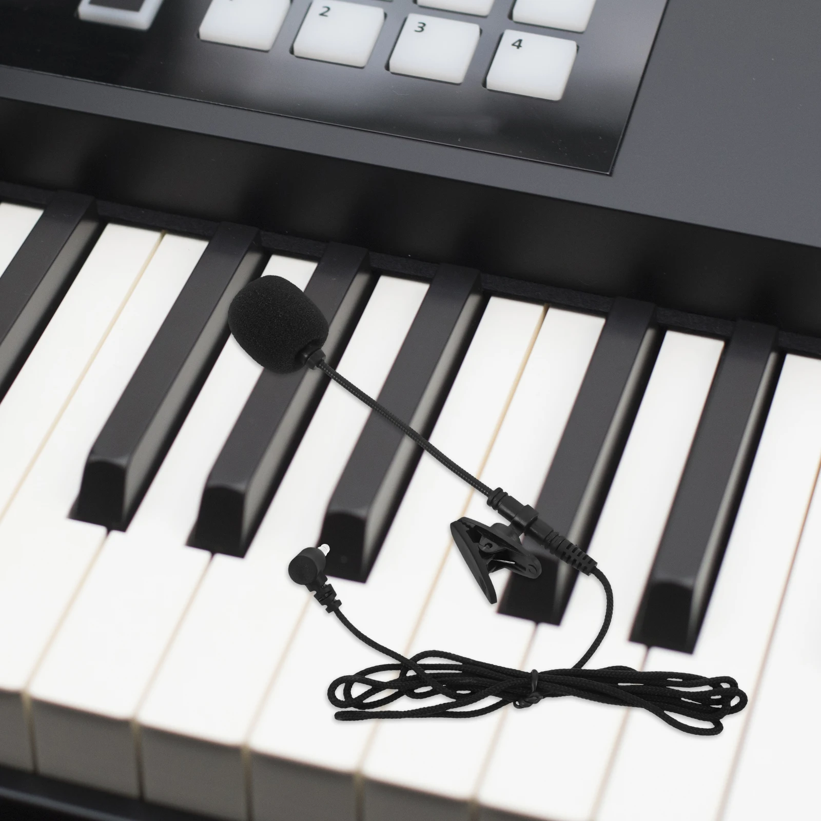 

Clip Pickup Extended Collar Microphone for Voice Amplifier Instrument Lengthen Headset Durable Metal Wired Portable Amplifier