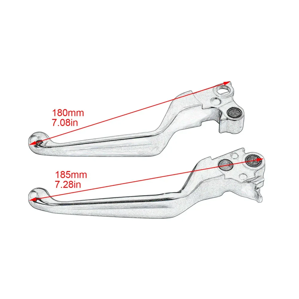 Motorcycle Brake Clutch Levers Chrome Hand Control Brake Levers For Harley Sportster XL 1200 883 Dyna Softail Touring FLHR FLHT