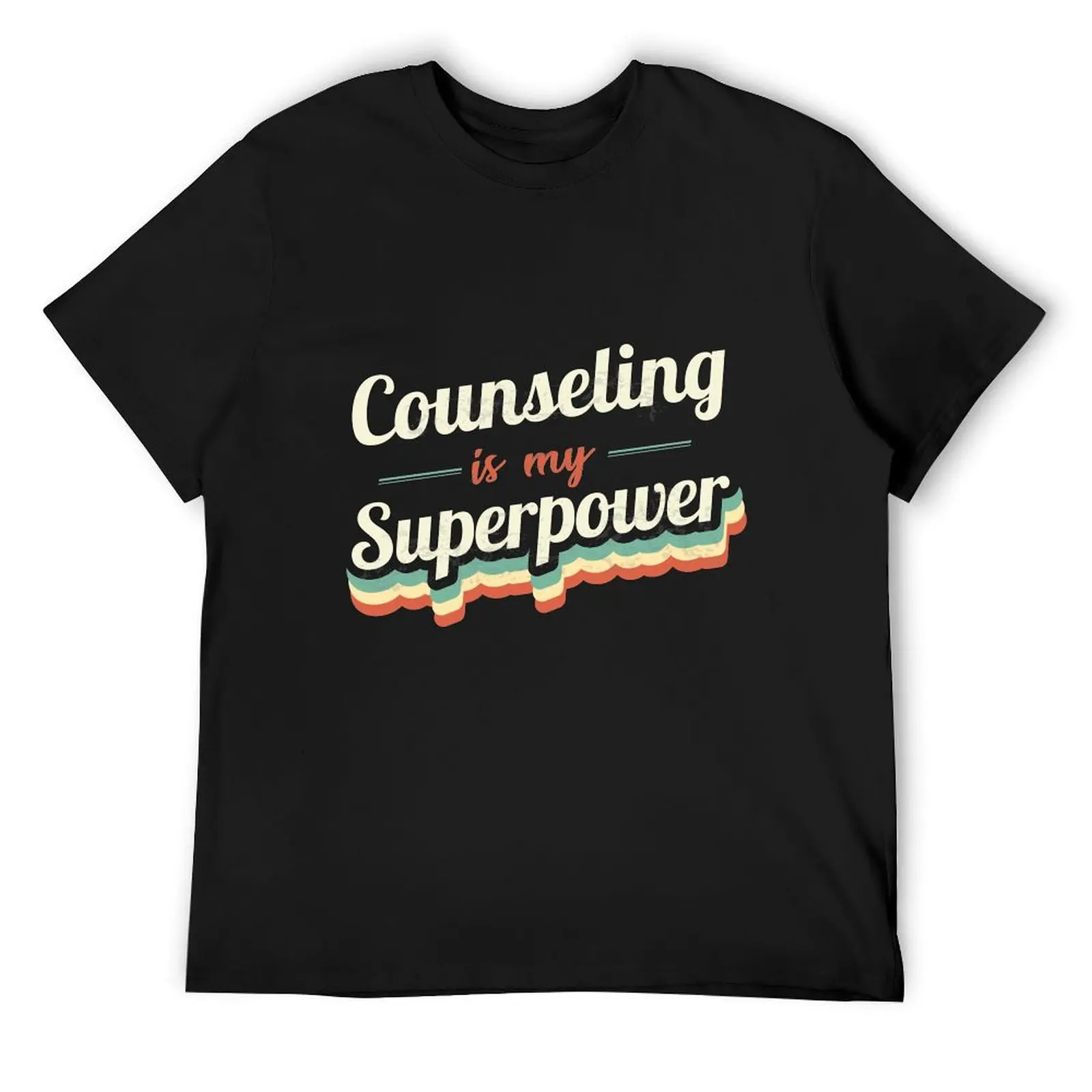 Counseling is my Superpower T-Shirt new gifts and t-shirts cotton man t-shirts blanks t shirts for men pack