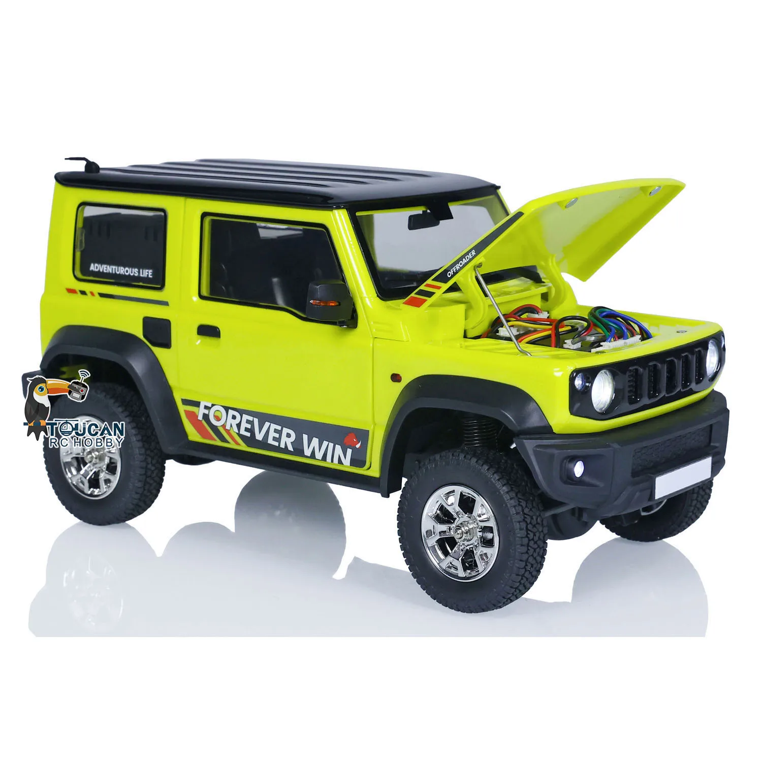 4x3 Mini Spielzeug HG 1/16 RC Crawler Klettern Auto Fernbedienung Modell RTR Geländewagen Lichter Sounds rauchen Geschenke Spielzeug TH23067