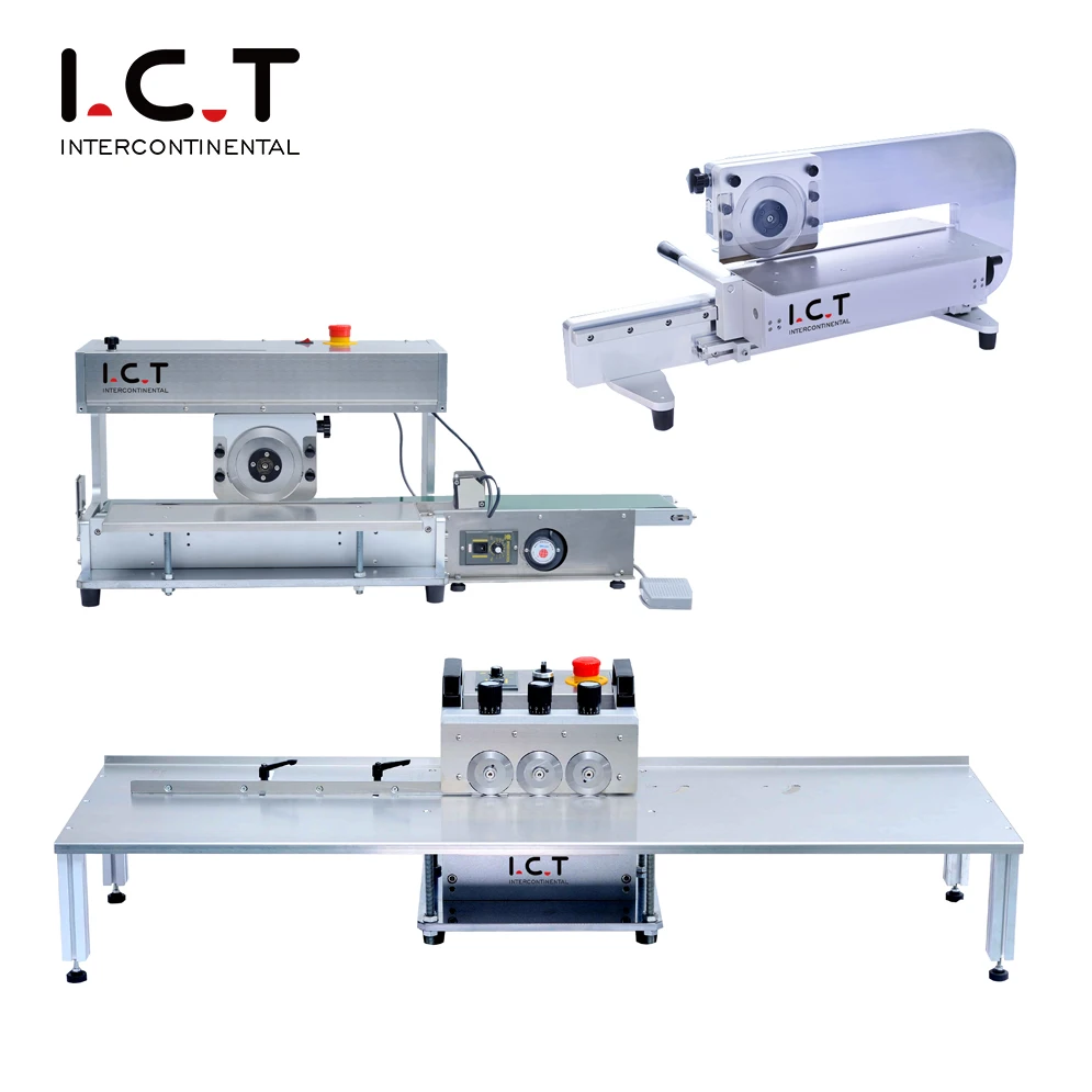 Eta nova condição com núcleo plc & componentes do motor v corte smd pcb pcba componentes máquina formadora de corte de chumbo para corte pcb