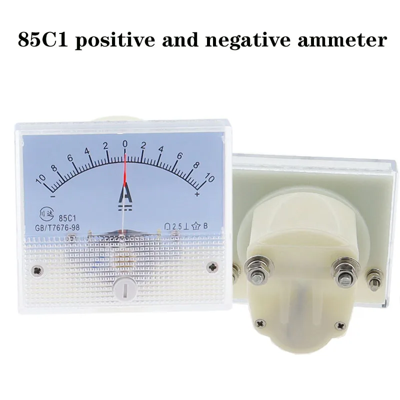 85C1-A DC /75mv Amperemeter Gauge Analog Panel AMP Current Meter10A -0 - 10A Ammeter 1A 3A 5A 10A 20A 30A 50A 100A 200A 500A