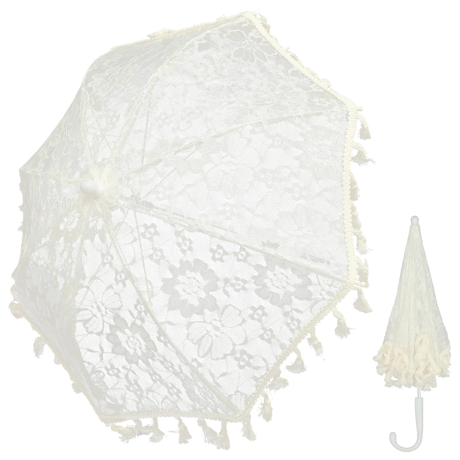 Lace Umbrella Bridal Parasol Vintage Festival Bride Girls Parasols Wedding Umbrellas Flower Clothes