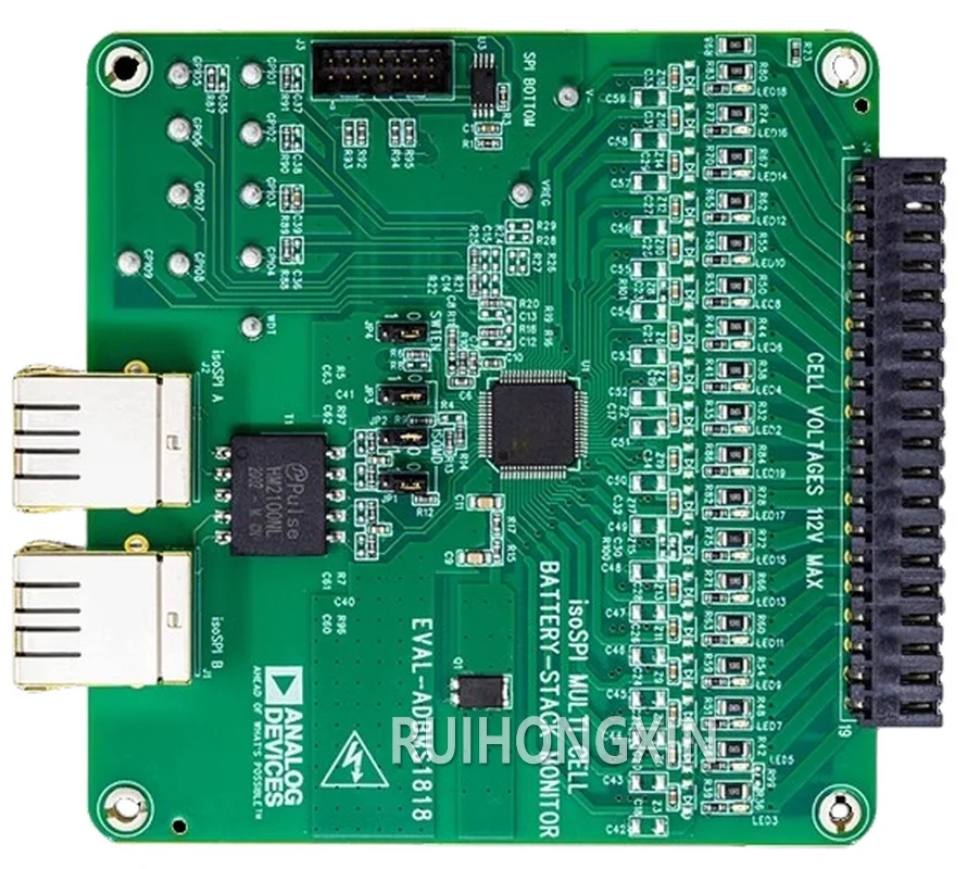 

Плата разработки ADI EVAL-ADBMS1818Z ADBMS1818 Демонстрационная схема монитора 18-элементной батареи
