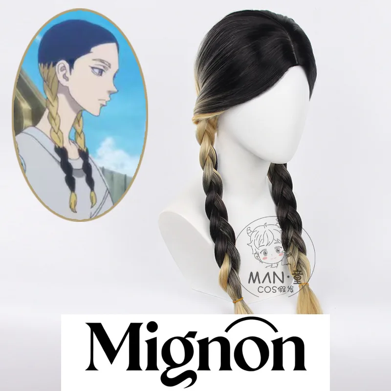 Tokyo Revengers Guriyu Ran cosplay wig dyed braided pigtails Halloween gift