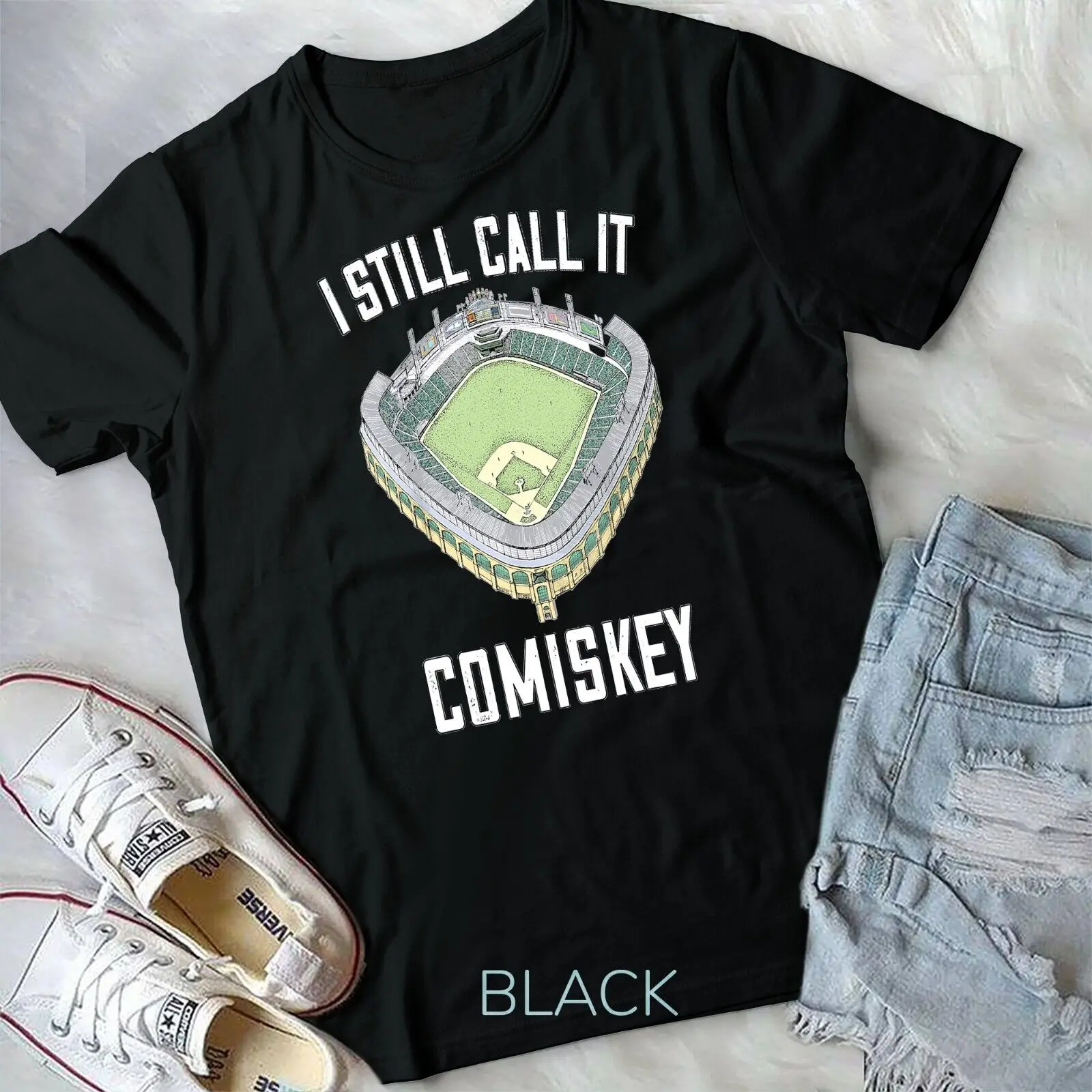 I Still Call It Comiskey Chicago Baseball Vintage T-Shirt Unisex T-shirt