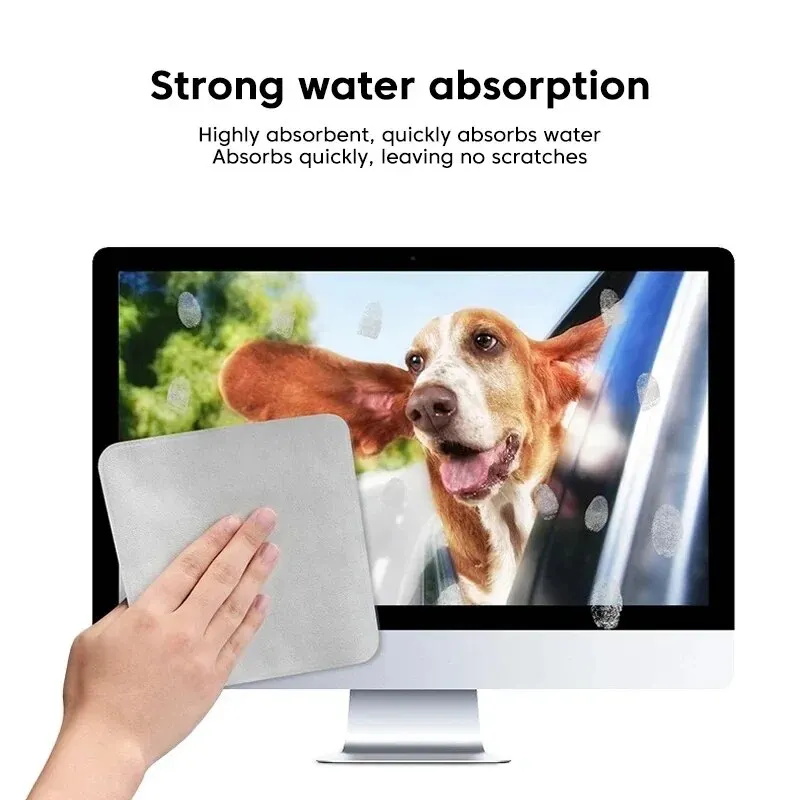For Apple Polishing Cloth Microfiber Cleaning Wiper 1: 1 Original Phone Screen Cleaner Polish Cloth for iPhone iPad Tablet