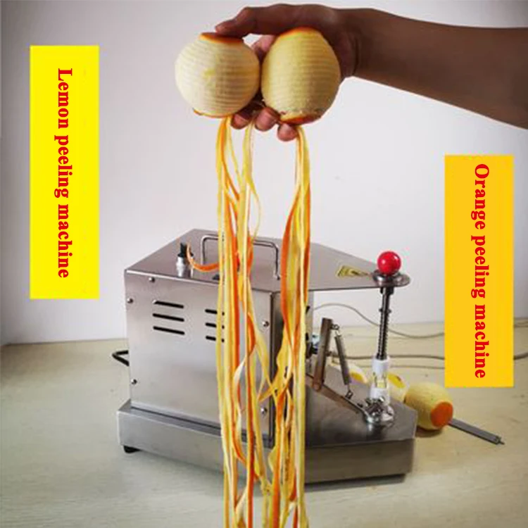 Easy-Maintainable Small Electric Lemon Peeling Machine Automatic Fruit Peeler