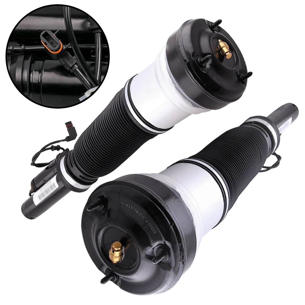 2 X Front Air Suspension Shock Absorber For Mercedes W220 S Class 2203202438 Pump Airmatic for   W211 W219 4Maitc & RWD