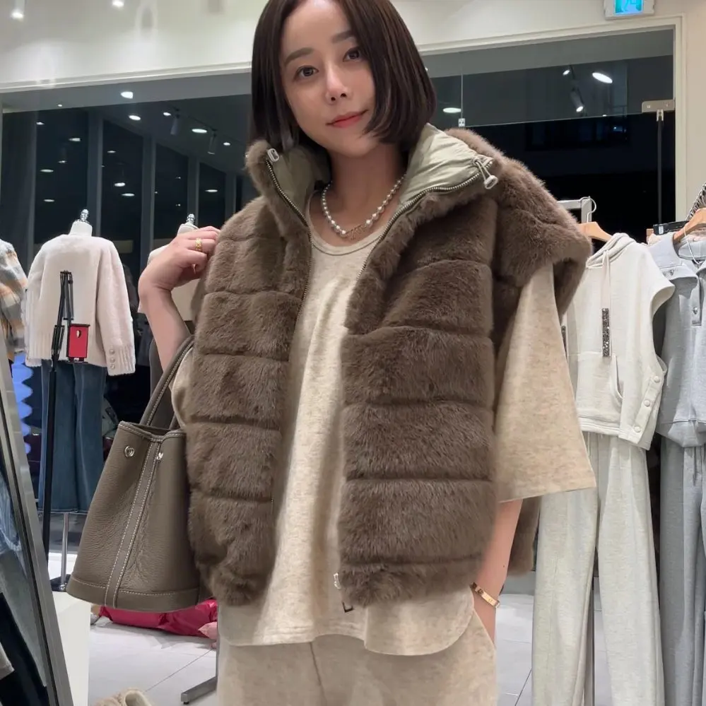 

Двусторонняя накладка из меха норки Colion, цветная, на хлопковой основе, экологичная, для верхней одежды, женская повседневная, из полиэфирного волокна