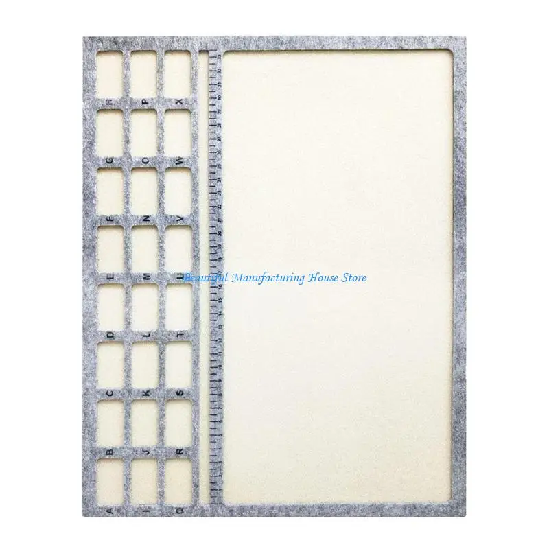

E56A Professional Beading Mat Set Soft Mats Bead Tweezers Jewelry Making Supplies Beadwork Accessories Soft Bead Pad for Bead