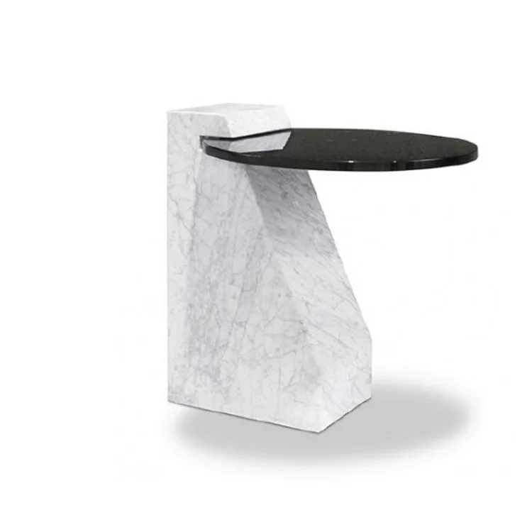 

Маленький журнальный столик из мрамора в скандинавском стиле, творческая личность