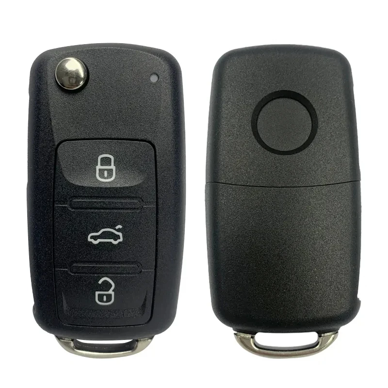 CN001052 Aftermarket 3 Button Folding Remote Key  434MHz With ID48 Chip FCCID 5K0 837 202 AD For VW Jetta Tiguan Golf Caddy 2009