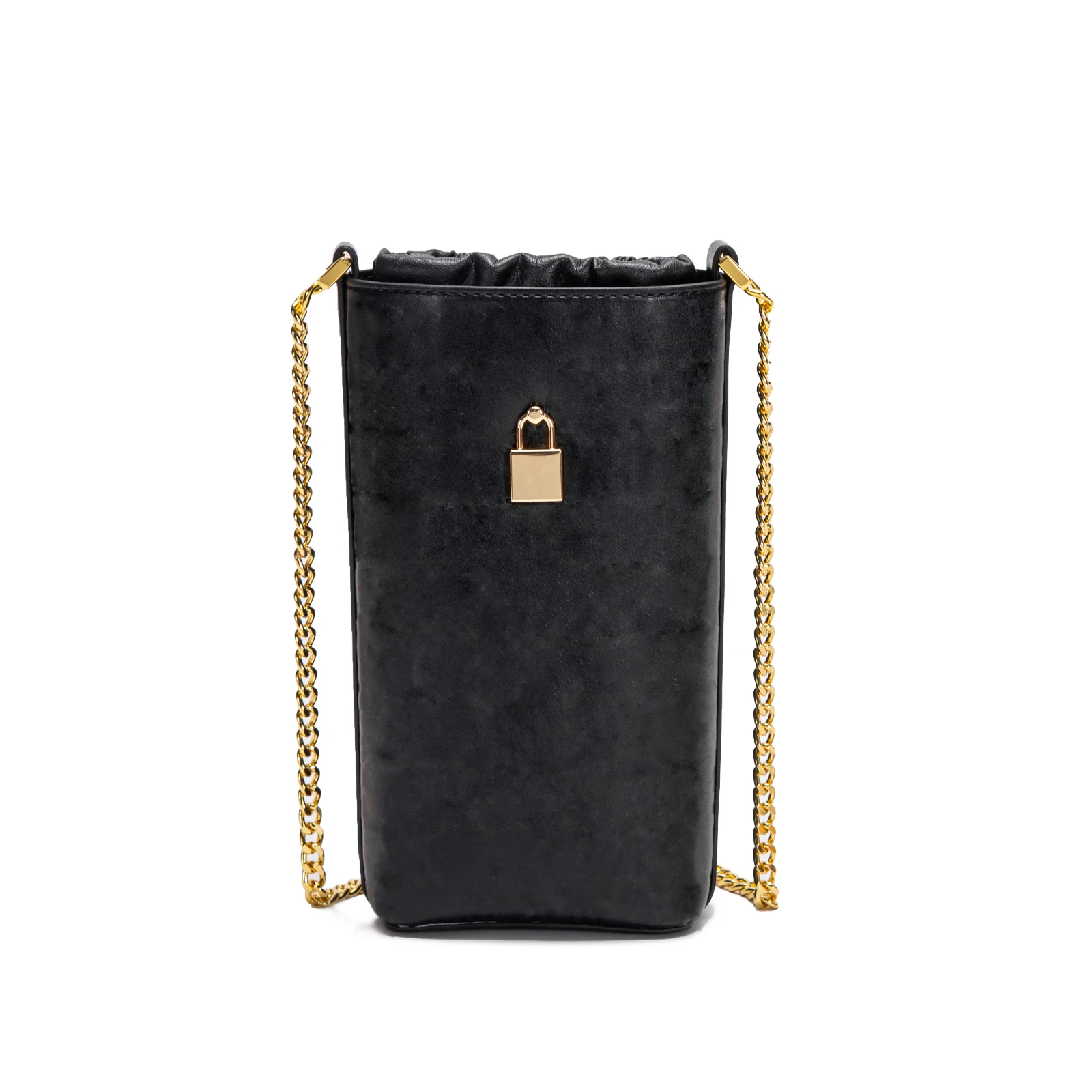 Women's Bag High-End Elegance Niche Design Lady Diagonal Cross Bag Water Bucket Long Design Vintage Solid Female Shoulder Bag