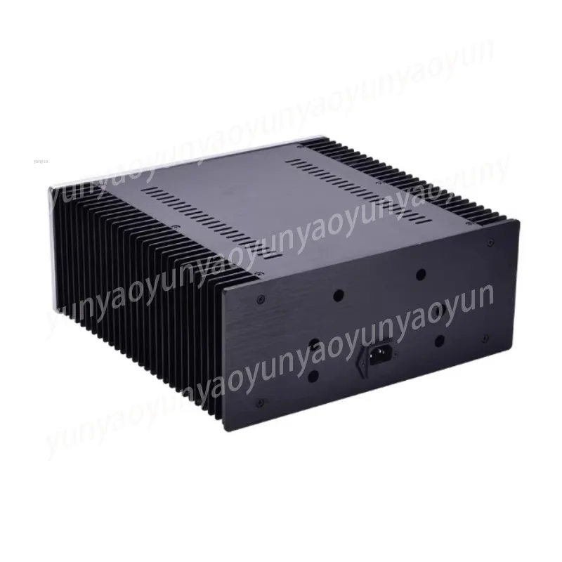 Full Aluminum Amplifier Case with Superior Heat Dissipation, DIY Cooling Enclosure for Audio Power Amplifier Stereo Receiver