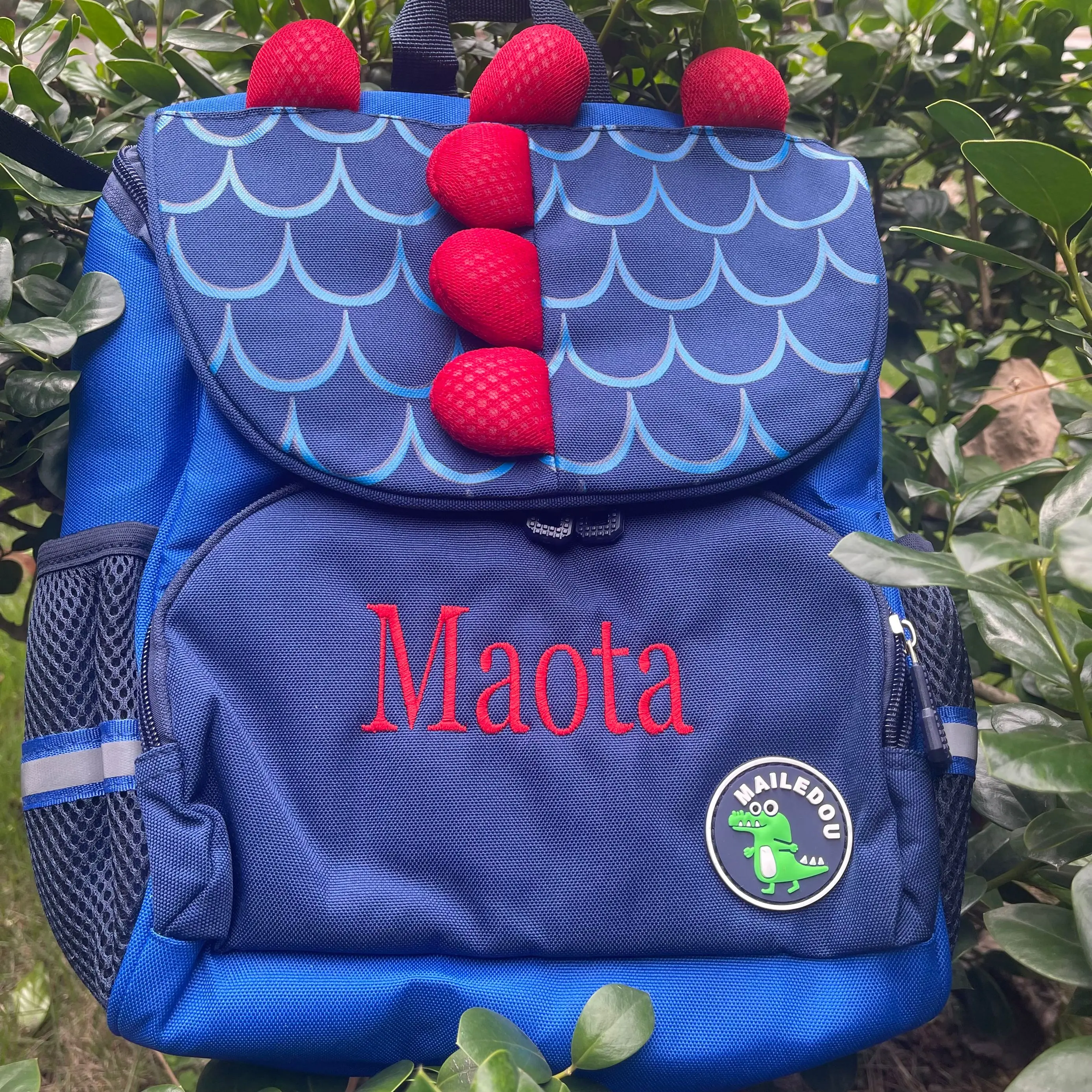 

Customized Embroidery With Any Name, Large Capacity Children's Backpack, Personalized Dinosaur Kindergarten Children's Backpack