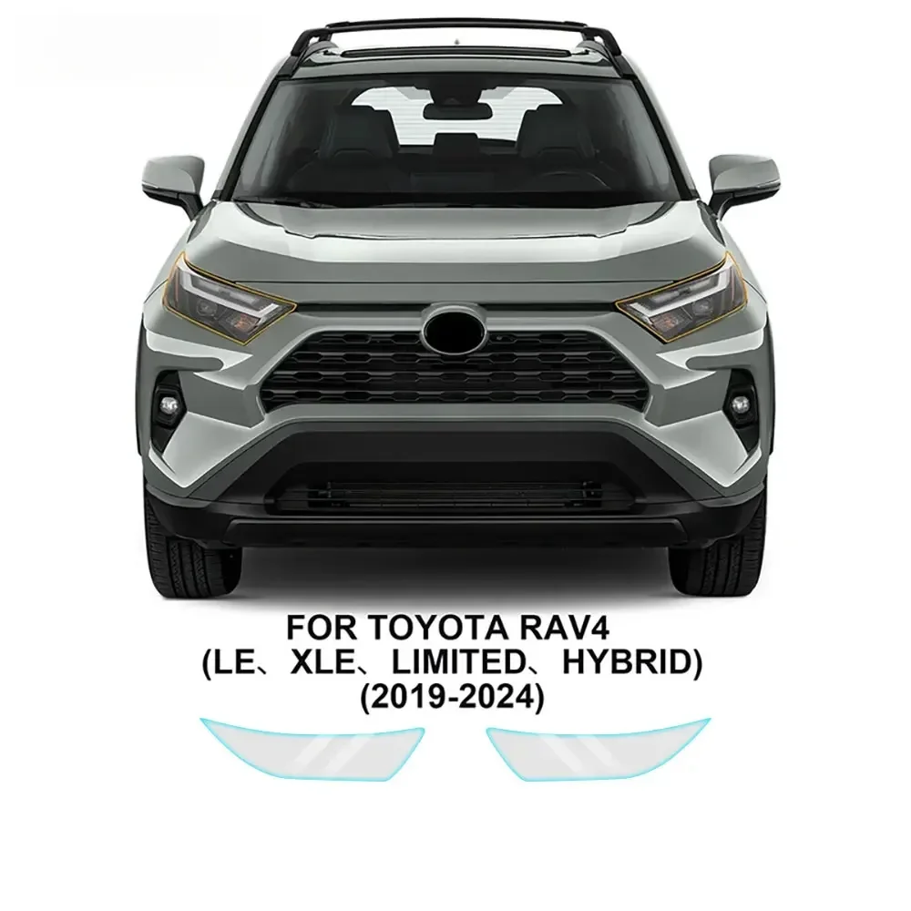 Headlights Protective Film Rearview Mirror Film for TOYOTA RAV4 HYBRID 2019-2024 8.5mil TPU PPF Car Fog Lamp Transparent Sticker