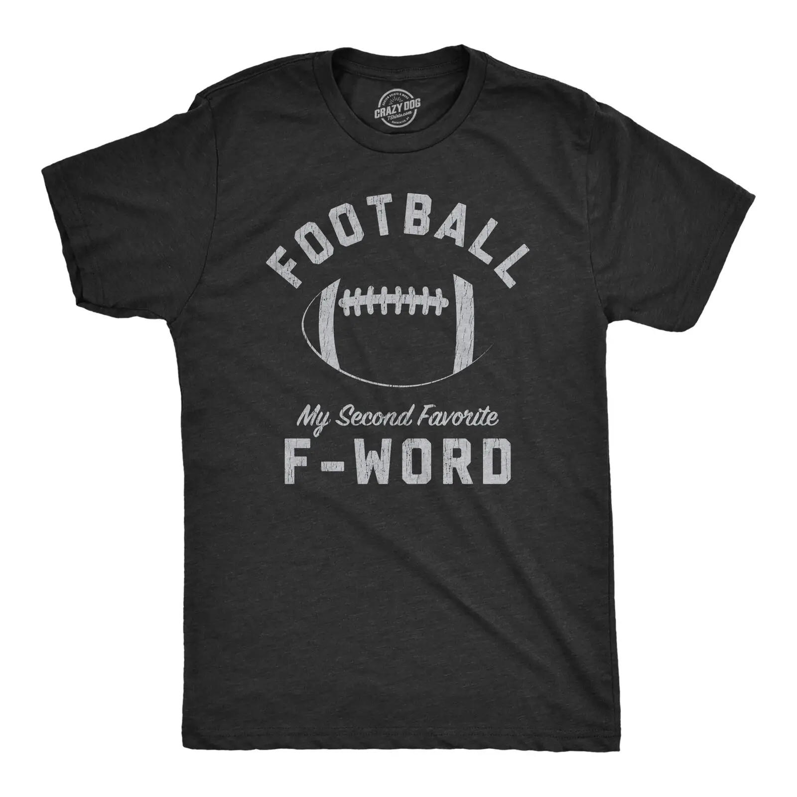 Mens Football My Second Favorite F-Word Tshirt Funny Sunday Sports Novelty Tee