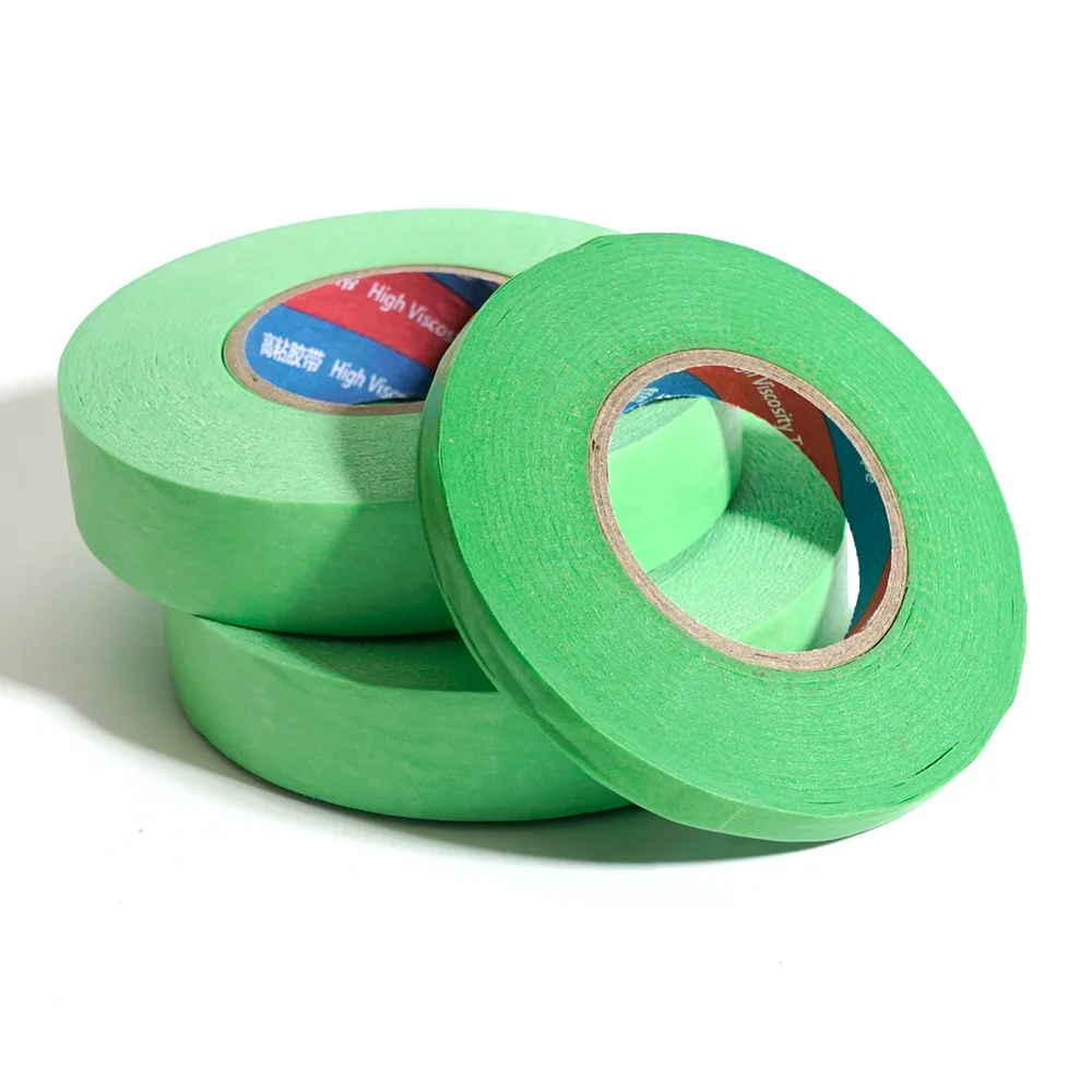 Green Luthier Tape -No Residue High Viscosity Guitar Bass Fretboard Protective Replacing Essention Tape Luthier Repair & Setup