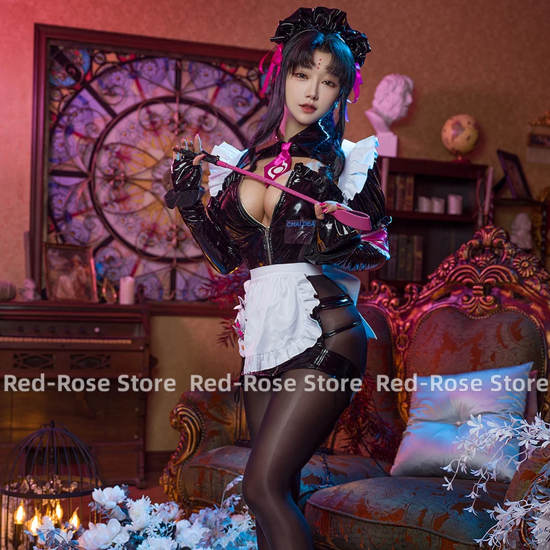 

Fate/Grand Order Sesshouin Kiara Chaldea Maid Cosplay Costume Woman Maid Dress Halloween Costumes