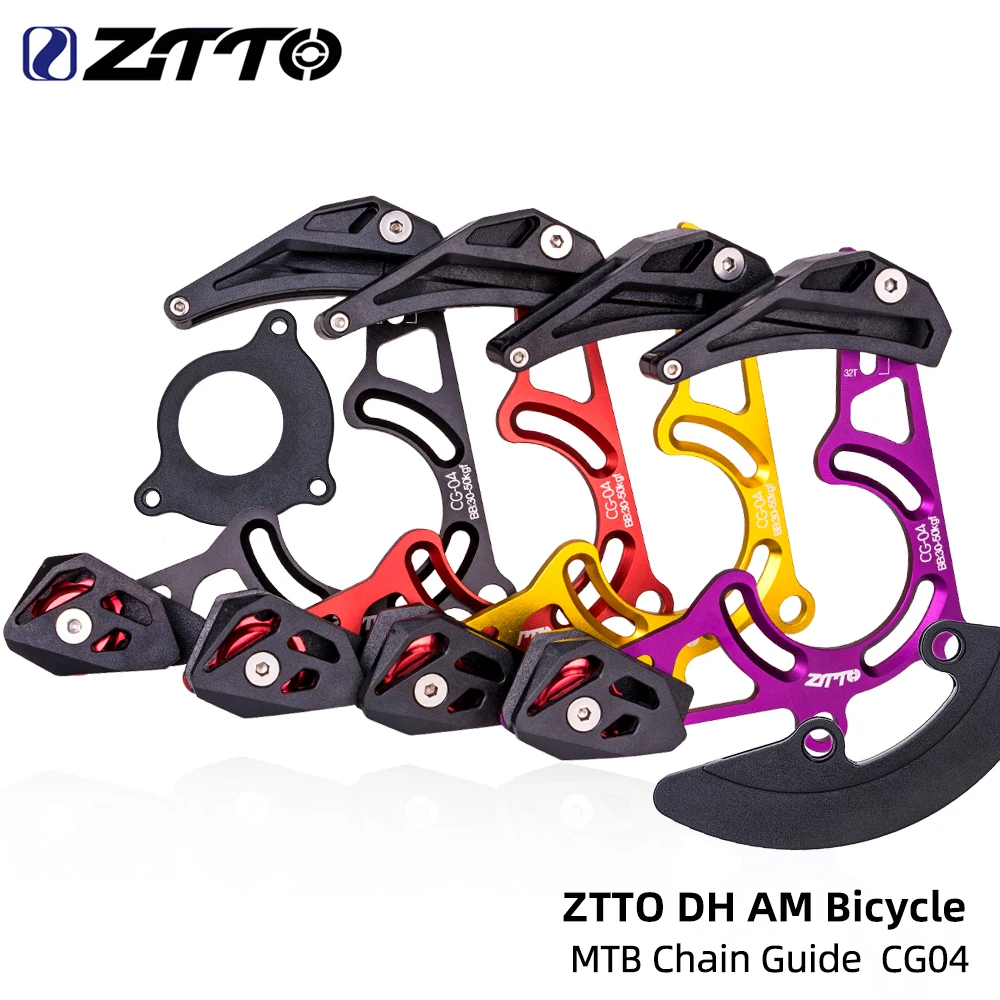 ZTTO DH MTB Bicycle Chain Guide Drop Catcher ISCG-05 BSA Mount Chainwheel Protector Mountain Gravel Bike Single Disc Protection