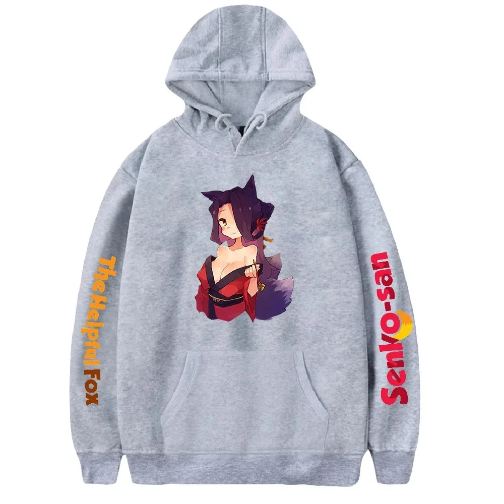 Sudadera con capucha de senko san para hombre y mujer, ropa de calle informal de anime, jersey de manga larga, unisex