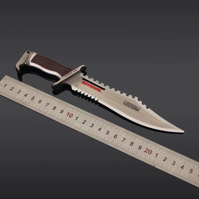 22 cm/11.81in Arena Breakout Periferiche di gioco Coltello da allenamento Lama pesante Nepal Pugnale Arma in metallo Modello da collezione Ragazzo Regalo Giocattolo