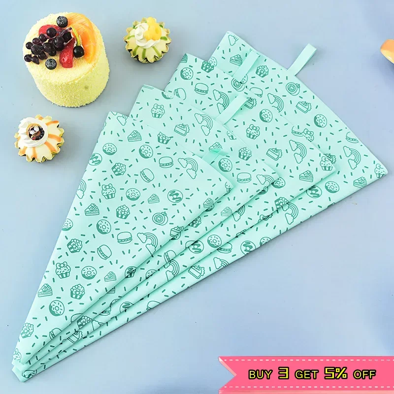 DIY TPU Reusable Piping Bags Pastry Cream Tools Cupcake Accessories for Cake Decorating Bag Kitchen Bakery Equipment Baking Tool