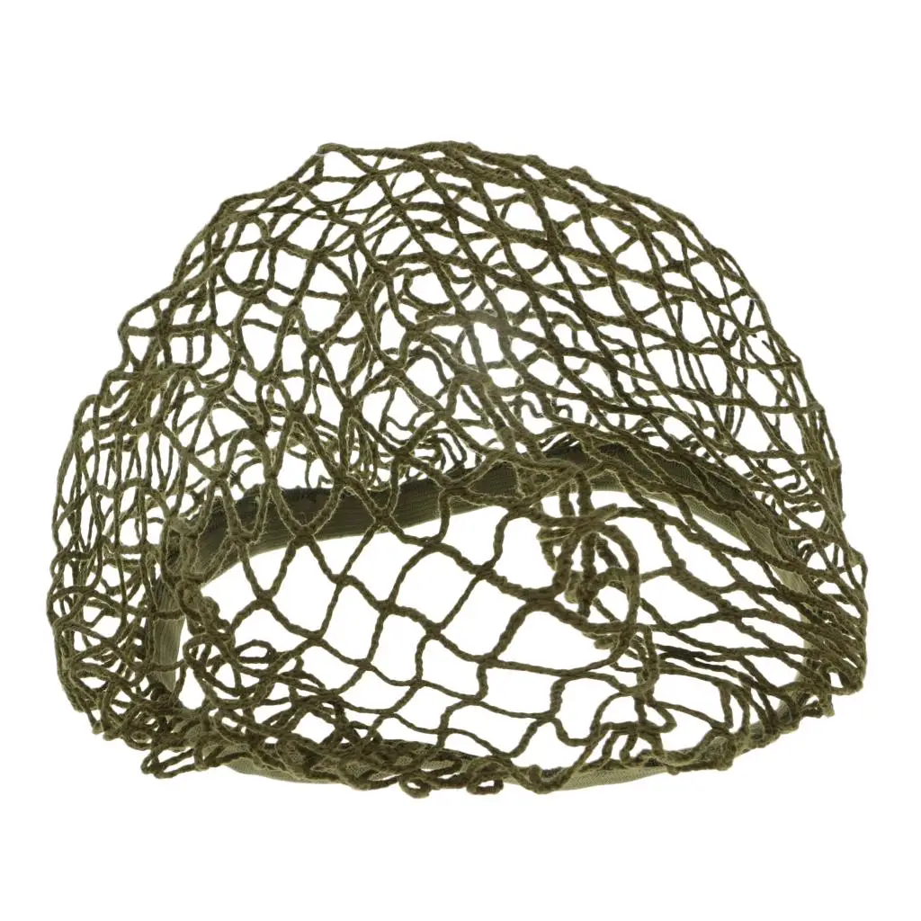 Pack of 1 Green Helmet Camouflage Net Cover for M1 M35 M88 MK1 MK2 GK80 Lightweight and Portable for Outdoor Activities