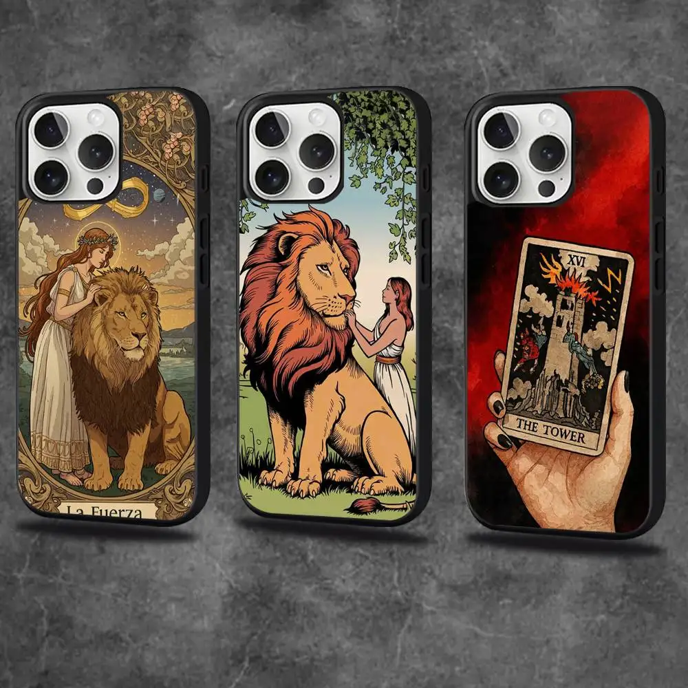 

Egypt Mysterious Tarot Phone Case For iPhone 16,15,14,13,12,11,Pro,Max,Plus,Mini,SE4,E Magnetic Magsafe Wireless Charging