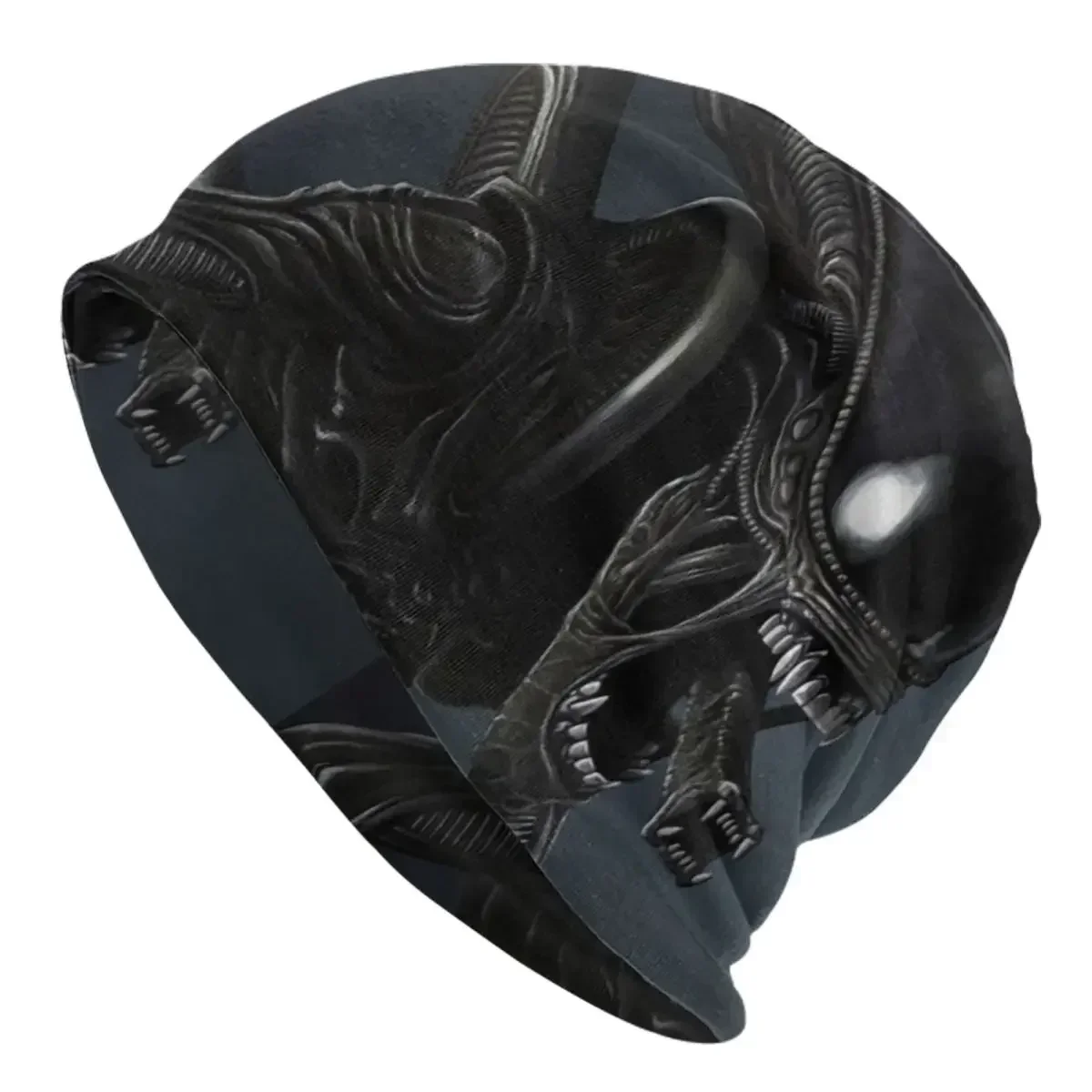 Xenomorph Alien Warm Knitted Cap Fashion Bonnet Hat Autumn Winter Outdoor Beanies Hats for Unisex Adult