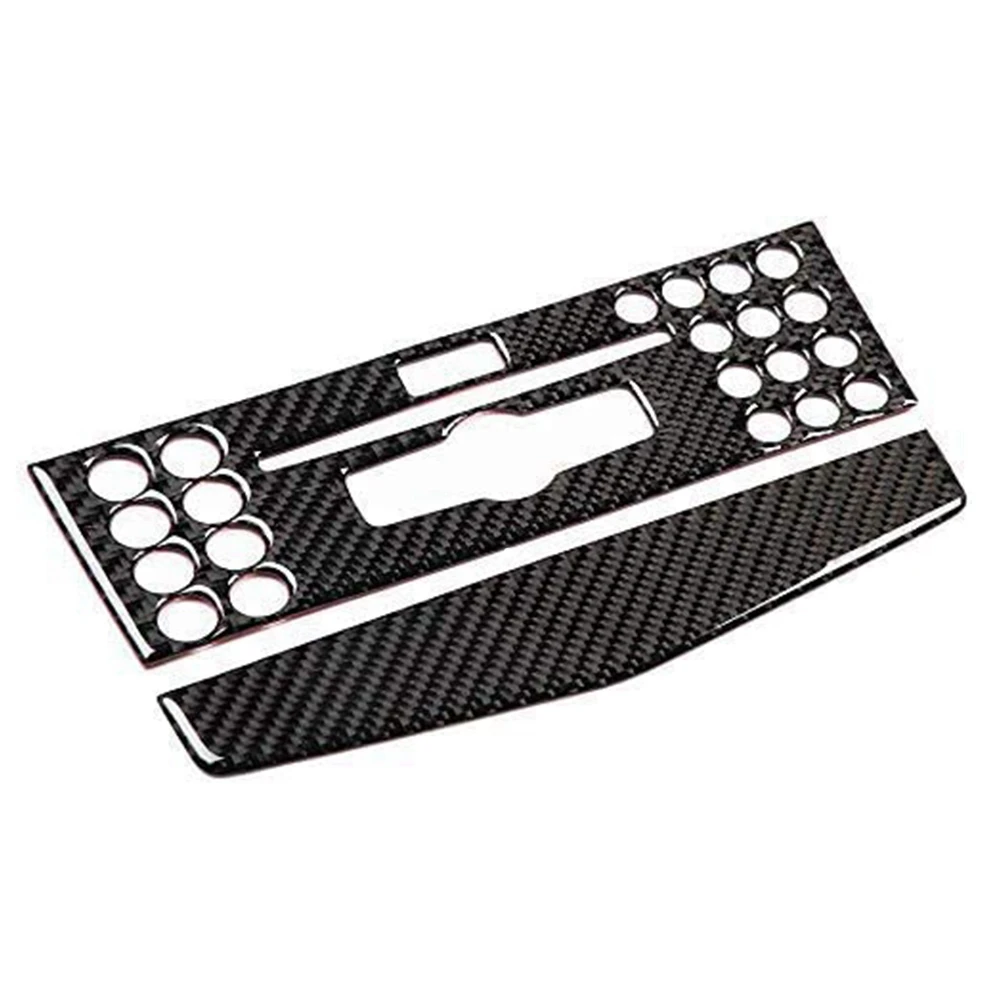 Center Console Navegação Ar Condicionado Tampa Do Painel, Guarnição De Controle De CD para Mercedes-Benz W204 2007-2010