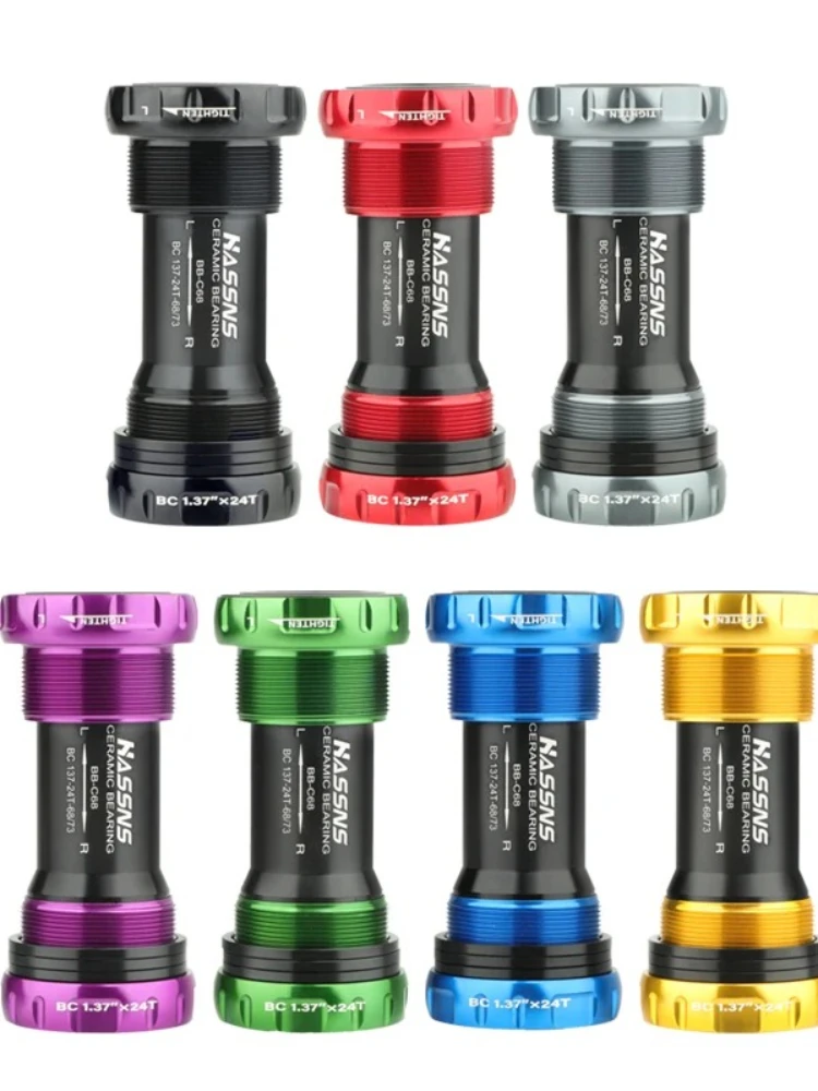 AliExpress NONE Bsa 68 Ceramic Bicycle BB BB68 Bottom Bracket Central Movement Mtb Road Bike Bsa 24mm Bottom Bracket 68mm Bottom Bracket