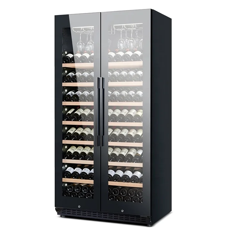 Large Capacity 735L Direct Cooling Wine Beer & Beverage Fridge Chiller Electric With Glass Door Free-Standing for Household Use