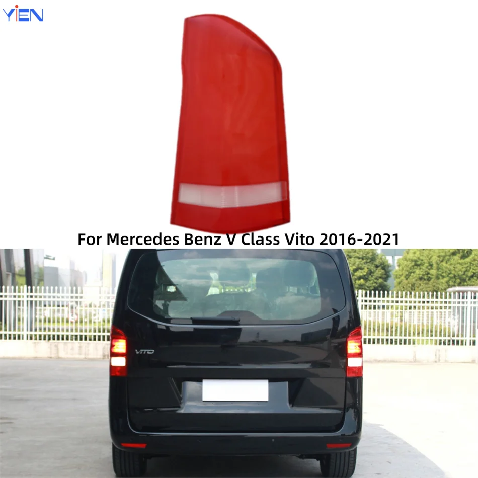 For Mercedes Benz V Class Vito V260 2016 2017 2018 2019 2020 2021 Car Rear Light Accessories Accessory Tailight Glass Lampshade