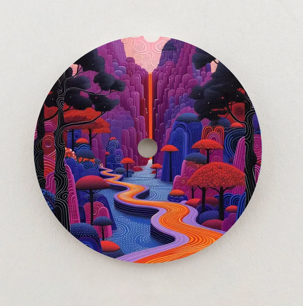 NH35 Dial 28.5mm Dial Colorful Natural Scenery NH36 Dial Colour Dial Fit NH35/NH36 Movement Watch Parts Replacement Custom LOGO