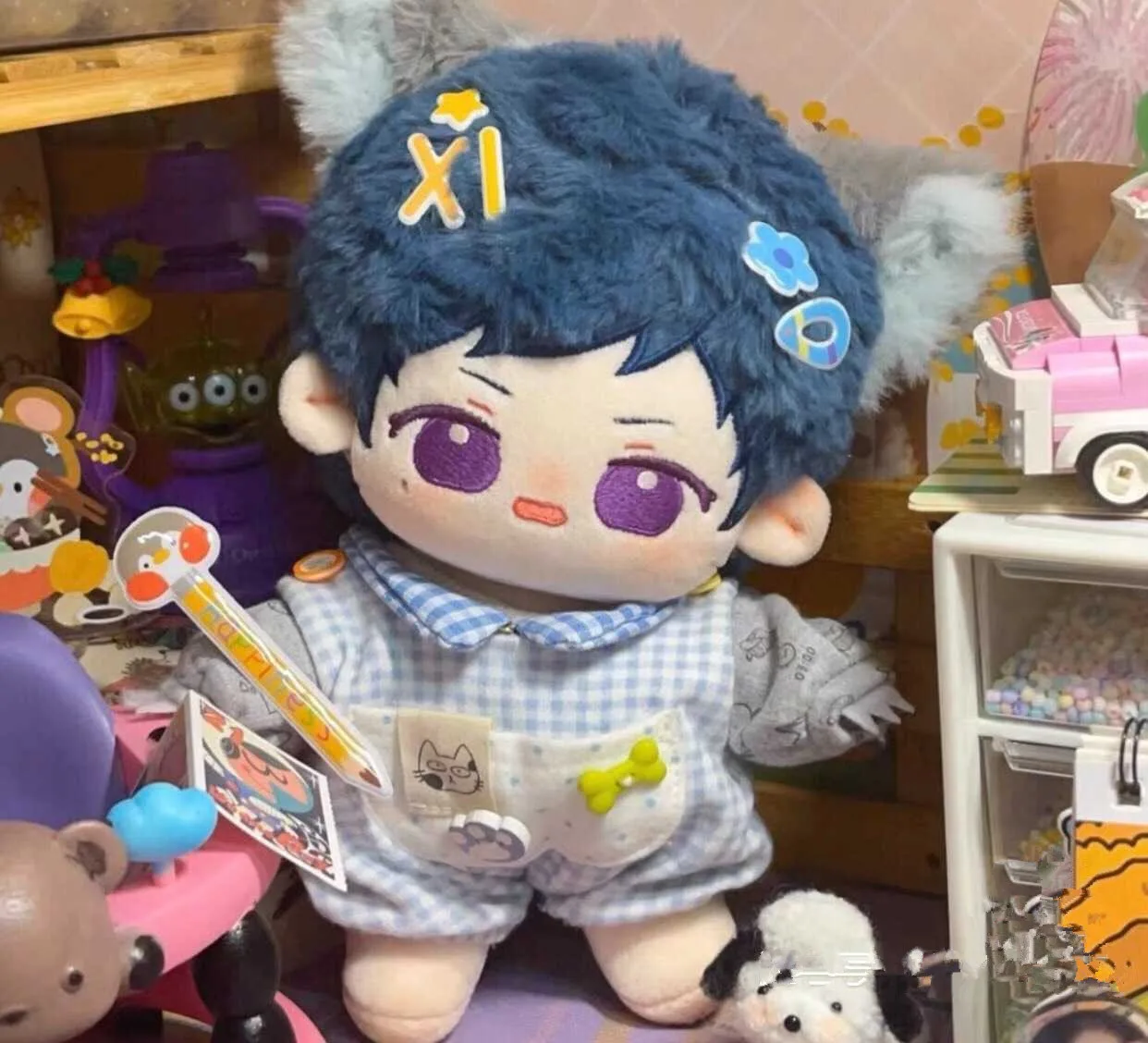 

2024 New In Stock 20cm Fushimi Yuzuru Game Ensemble Stars あんさんぶるスターズ! Plushie Figure Models Mascot Naked Doll