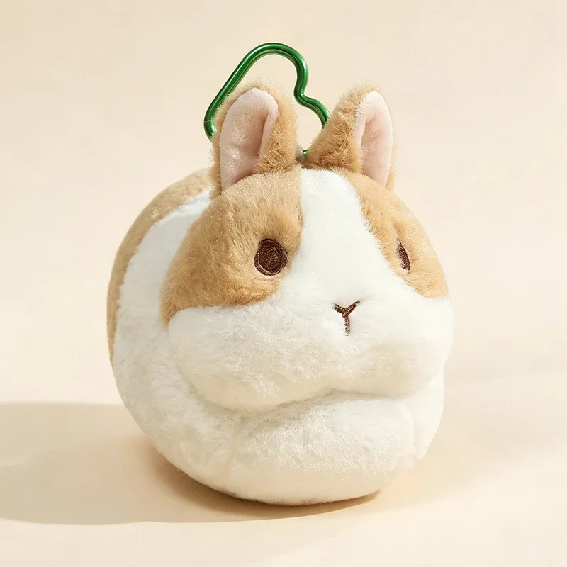 15cm Mini Little Rabbit Plush Toys Soft Cozy Chubby Lifelike Bunny Hanging Doll Cute Keychain Bags Decor Kids Birthday Gift