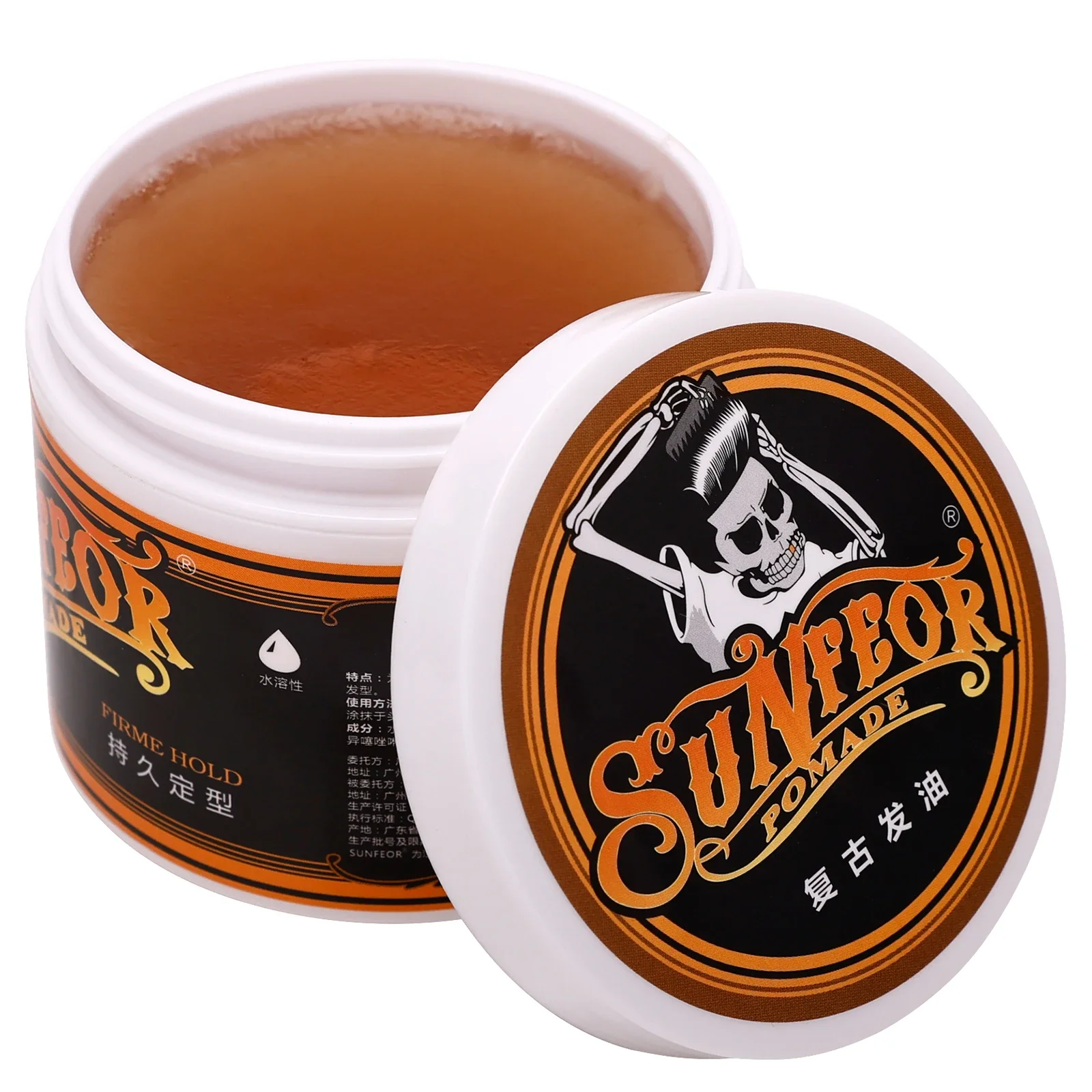 

Professional Men Fluffy Hair Pomade Wax Oil Edge Control Hair Wax Pomade Long-lasting Hair Gel