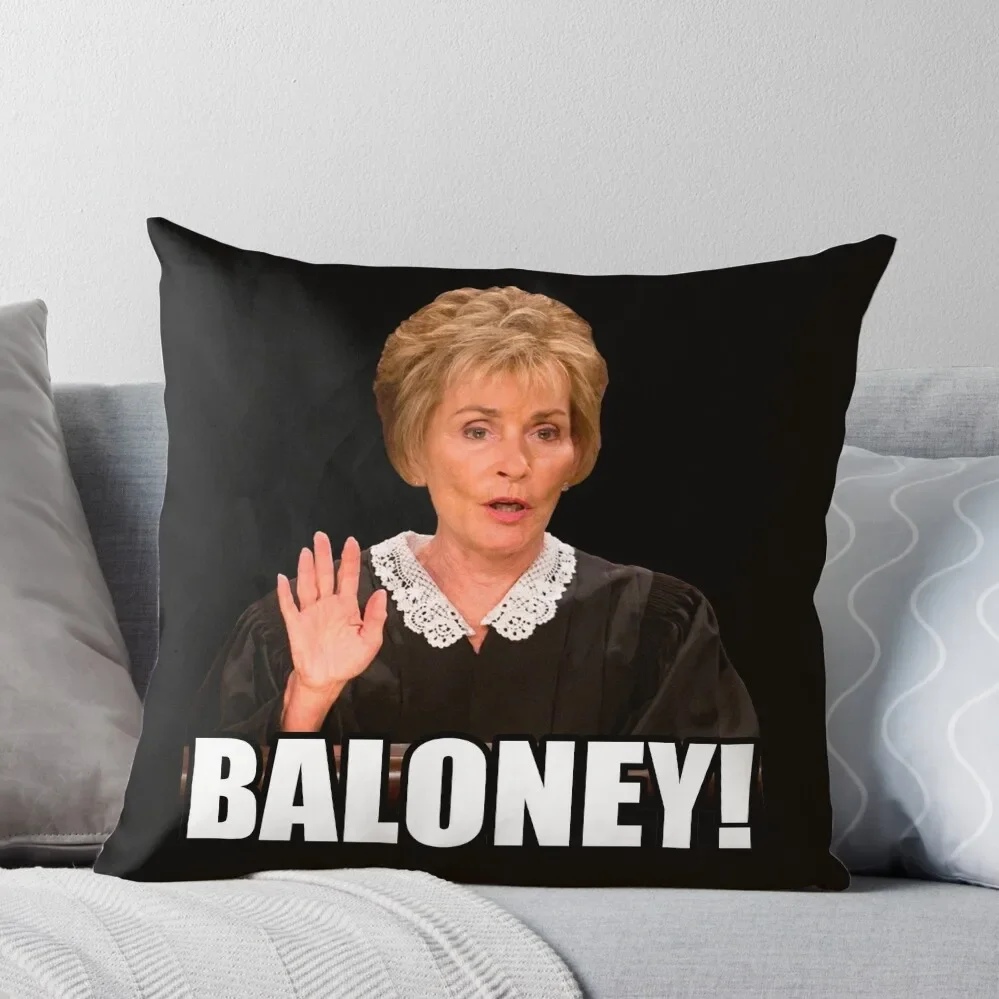 

Judge Judy - Baloney Throw Pillow Christmas Cushion For Home covers for pillows