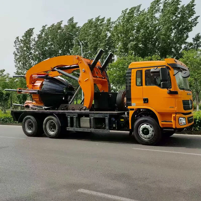 Macchinari forestali fabbricati in Cina Motore Cuscinetto ingranaggi Motore Cambio Macchina per trapianto di alberi Scavatrice per alberi montata su camion con pala