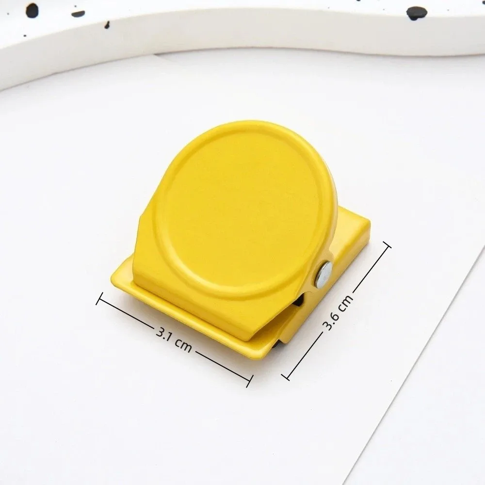New Round Round Magnetic Clip Multi-Functional 2 in 1 Fridge Magnet Decorative Metal Organizer Clip Home - view 6
