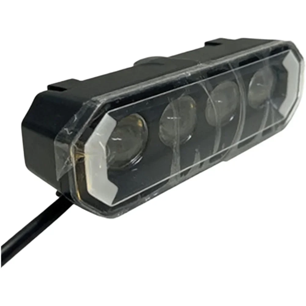 Electric Scooter Front Headlight 36V 48V with For HORN Enabled Turn Signal Operation and Daytime Running Light