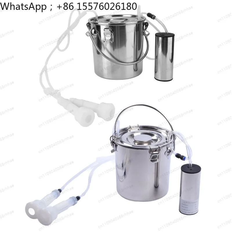 5L Goat Sheep Cow Milking Kit Portable Electric Milker Milking Machine 100-240V