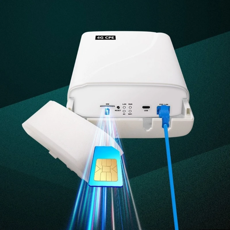 أجهزة توجيه الإنترنت ABS 4G شديدة التحمل، هيكل مقاوم للماء للتخييم والعمل، أفضل بيع #2